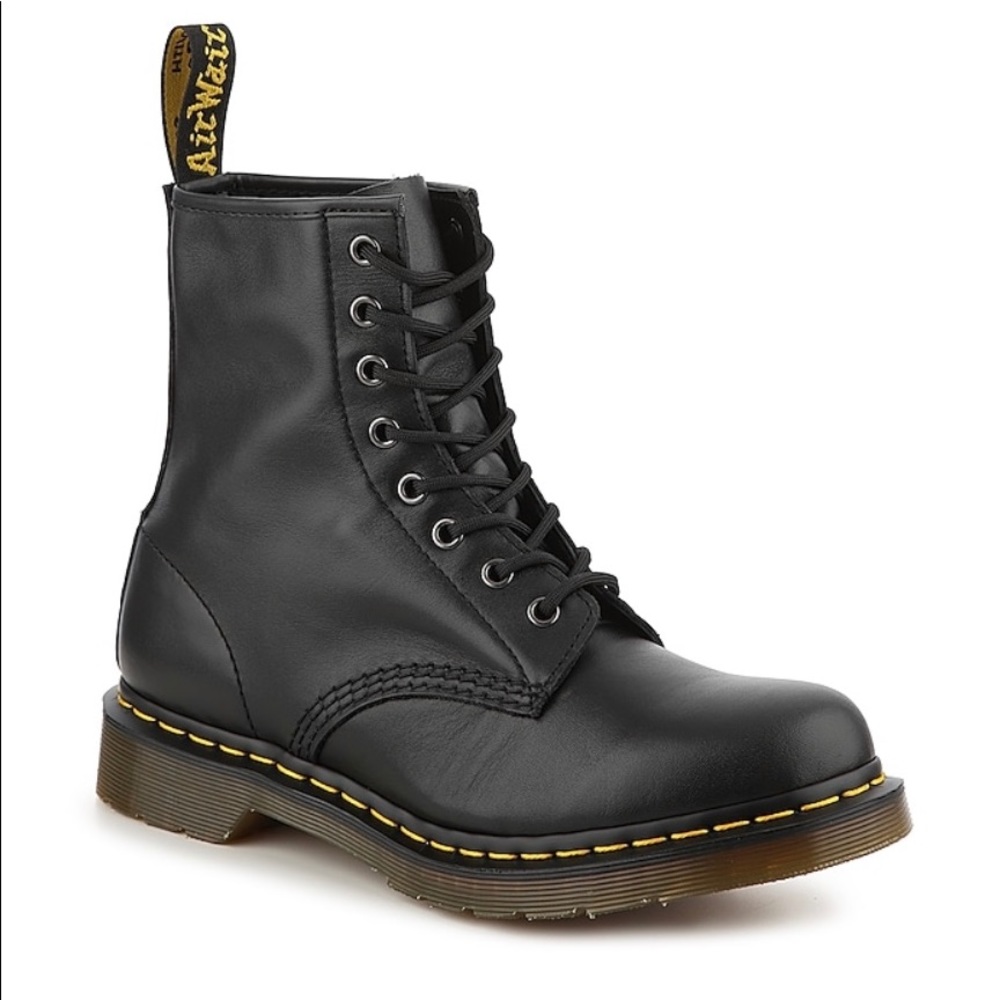 Dr. Martens 1460 Smooth Leather Black Boot Lace Up